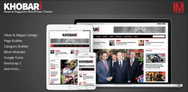 Khobari – News & Magazine WordPress Theme