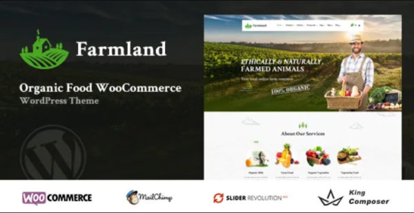 Farmland – Organic Food WooCommerce WordPress