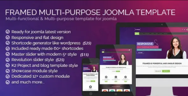 Framed – Multipurpose Joomla Template