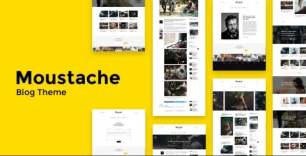 Moustache v1.8.1 Blog & Magazine WordPress Themes