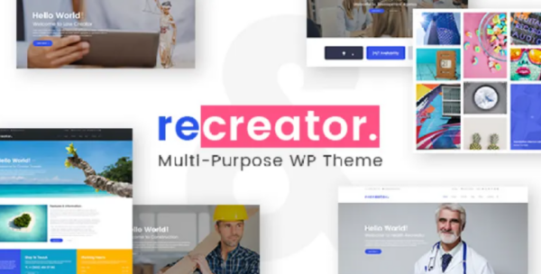 Recreator – Creative Multi Purpose WordPress Theme