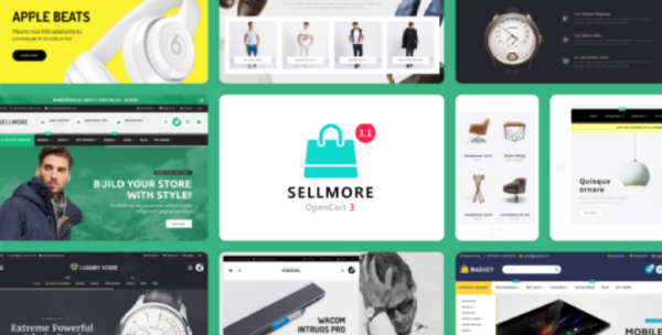 SELLMORE – Highly Customizable Multi-Purpose Opencart 3 Theme