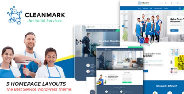 Cleanmark v1.0.1 Cleaning Janitorial Service WordPress Theme