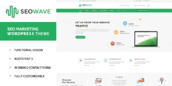 Seo Wave 1.3.2 WordPress Theme for SEO