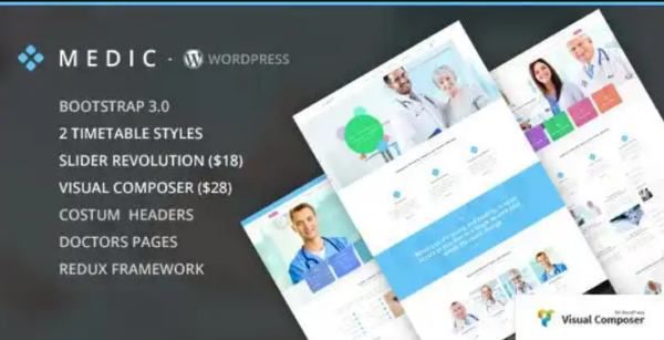 Medic v1.2.5 Medical, Health and Hospital WP Theme