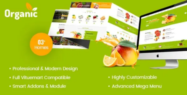 AmyOrganic – Organic and Healthy Theme for Joomla