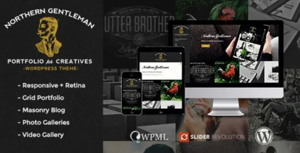 Northern Gentleman – Vintage Portfolio WP Theme