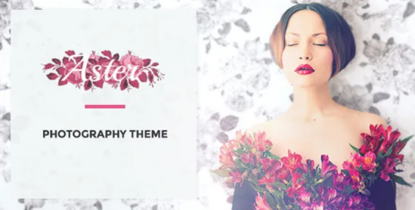 Aster v2.0 Feminine Photography Portfolio WordPress Theme