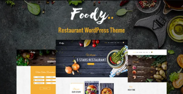 Foody v1.0.7 Luxury Restaurant WordPress Theme