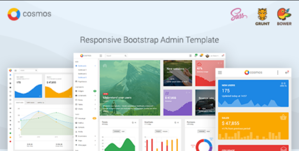 Cosmos – Responsive Bootstrap Admin Dashboard Template