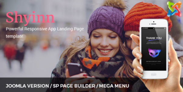 Shyinn – Responsive App Landing Joomla Theme