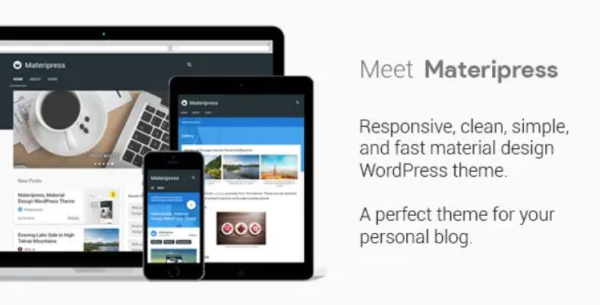 Materipress – Material Design WordPress Theme