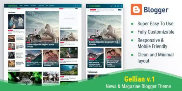 Mogtemplates – Gellian – News & Magazine Blogger Theme