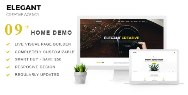 Elegant – Creative Agency WordPress Theme