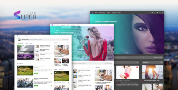 Superzin v1.3 Responsive Blogging & Magazine Blogger Template