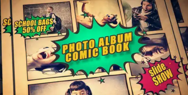 Photo Album Comic Book