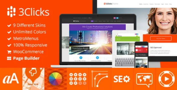 3Clicks 3.14 Responsive Multi-Purpose WordPress Theme