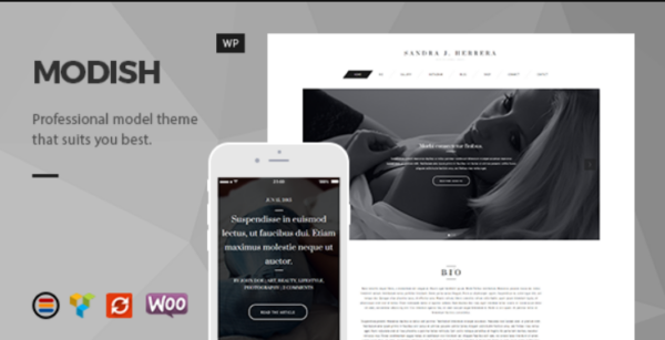 Modish – Fashion Model WordPress Theme