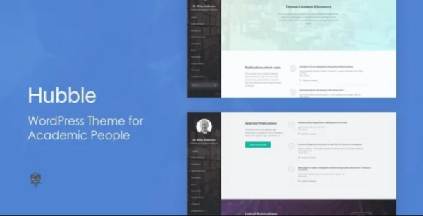 Hubble – Academic WordPress Theme