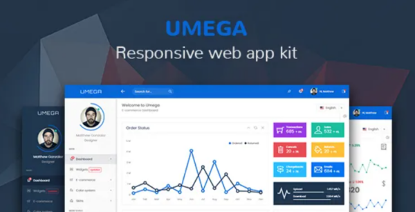 Umega v1.6 Responsive Web App Kit