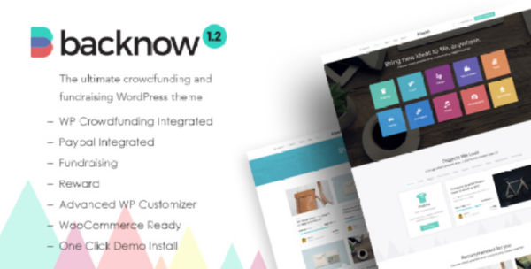 Backnow 2.3 Crowdfunding & Fundraising Theme for Charity, Nonprofit, NGO, Donation