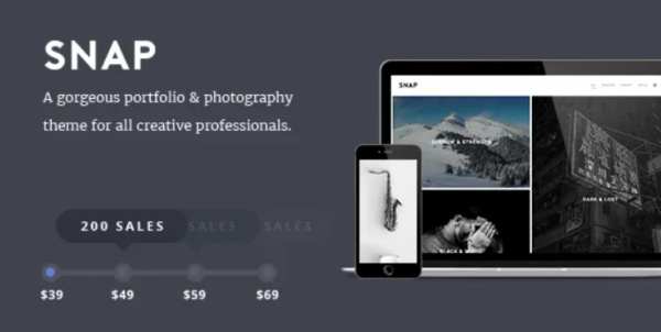 SNAP – Creative Portfolio / Photography WordPress Theme