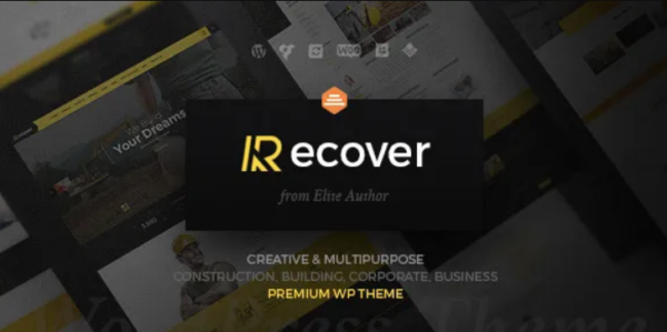 Recover v1.8.23 Construction Building Business WordPress Theme