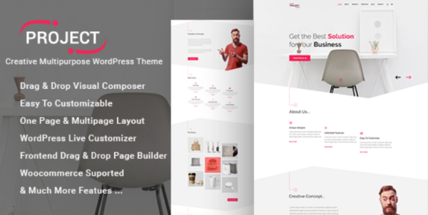 Project – Creative Multipurpose WordPress Theme