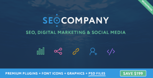 Seo Company v1.1.2 Digital Marketing & Social Media WordPress Theme