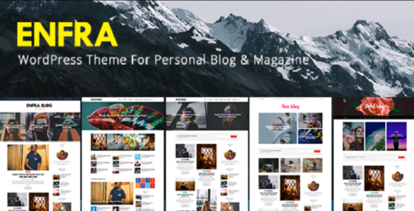 Enfra – WordPress Blog Magazine Theme