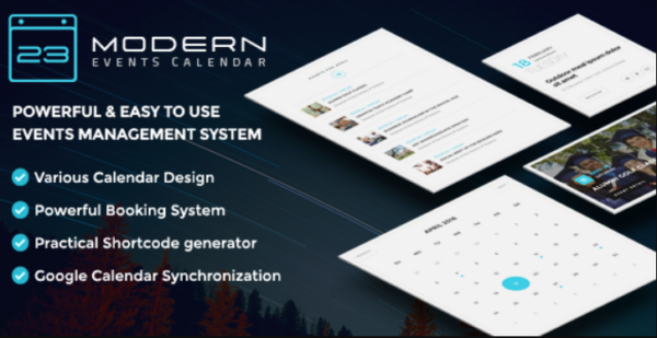 Modern Events Calendar Responsive Event Scheduler & Booking For WordPress