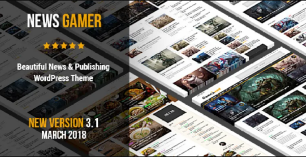 News Gamer v3.1 A Newspaper Publishing Theme