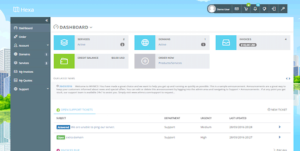 Hexa WHMCS Hosting Templates – CMSBased