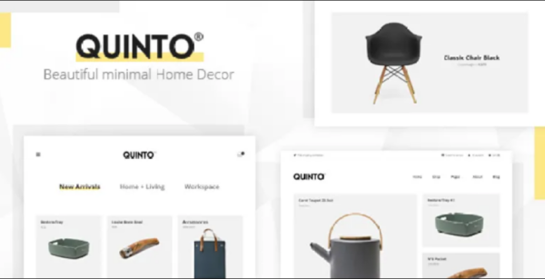 Quinto – Beautiful Minimal WooCommerce WordPress Theme