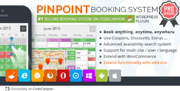 Pinpoint Booking System PRO – Book Everything with WordPress 2.9.9.4.6