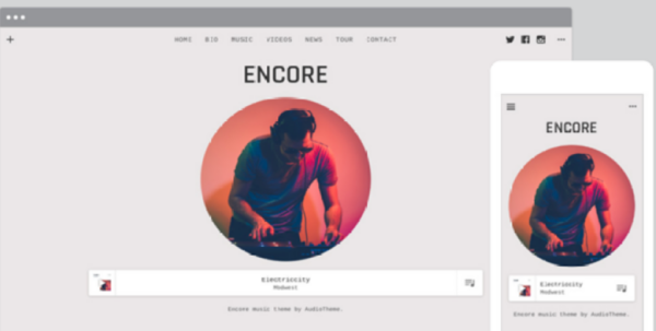 Encore WordPress Music Themes by AudioTheme