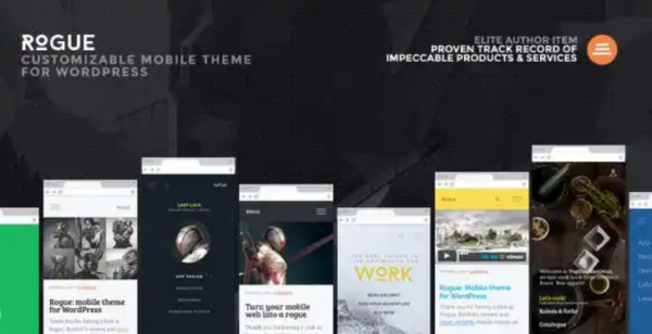 Rogue – Customizable Mobile Theme for WordPress