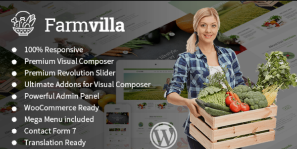 Farmvilla v1.1.3 Organic Food WordPress Theme