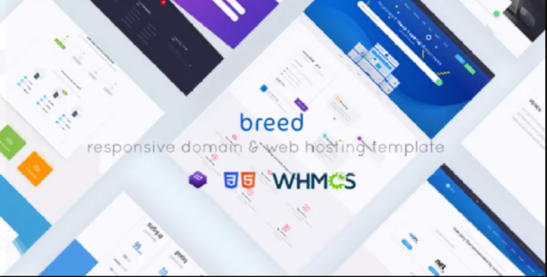 Breed Hosting – WHMCS & HTML Responsive Domain & Web Hosting Template