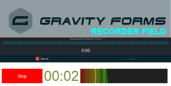 Gravity Forms Recorder Field