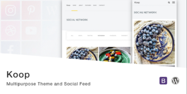 Koop v1.3.0 Multipurpose Theme and Social Feed