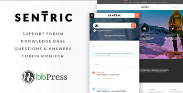 Sentric – Support Forum WordPress Theme