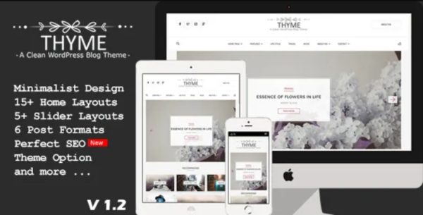 Thyme v1.2 A Responsive WordPress Blog Theme