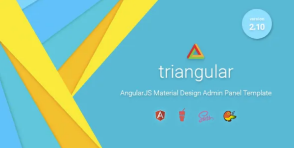 Triangular v2.13.1 Material Design Admin Template AngularJS