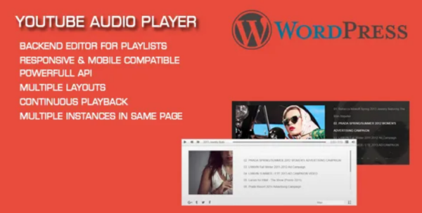 Youtube Audio Player for WordPress