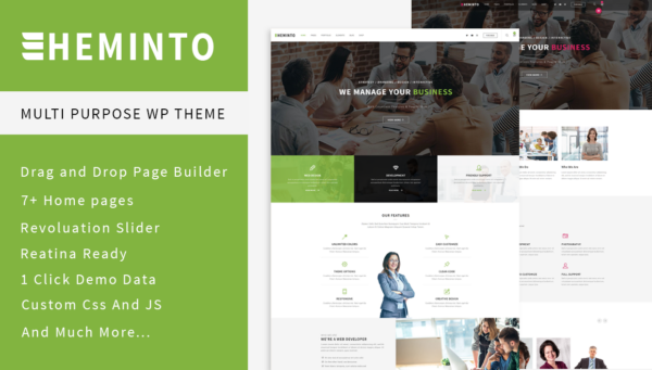 Heminto Multipurpose Advanced WordPress Theme