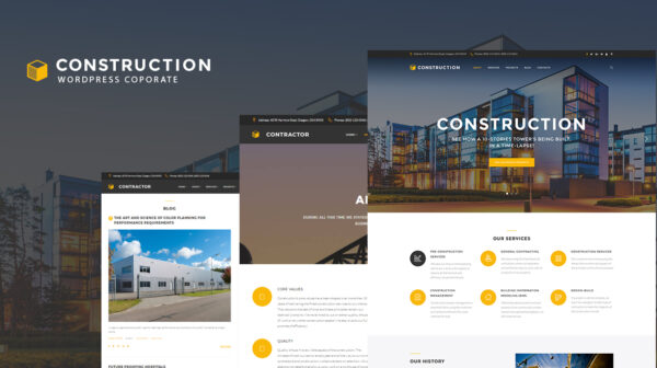 Contractor Architecture Company Theme – MOJO Marketplace