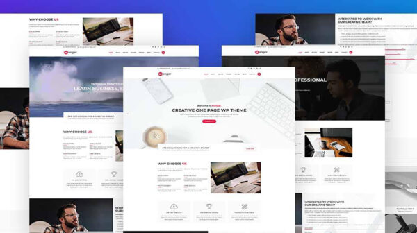 Monger One and Multi-page Corporate WordPress Theme