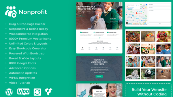 Nonprofit Charity WordPress Theme