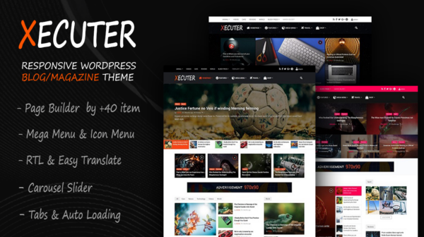 Xecuter WordPress Blog Magazine Theme